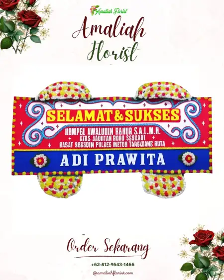 Papan Bunga Ucapan Selamat cibatu